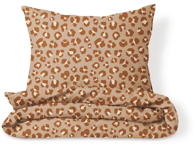 Petite Amélie Dekbedovertrekset – 140x200 cm – Flanel – Leopard