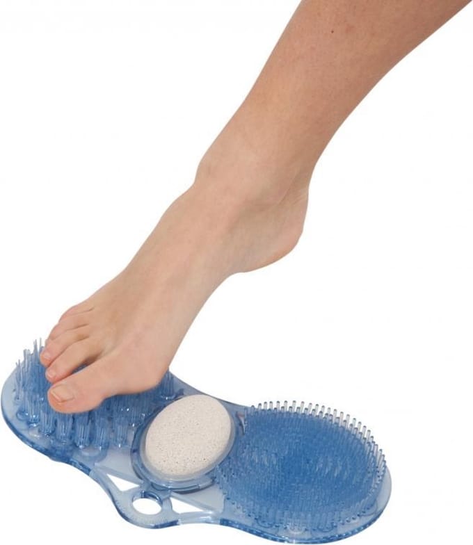 Voetmatje met puimsteen