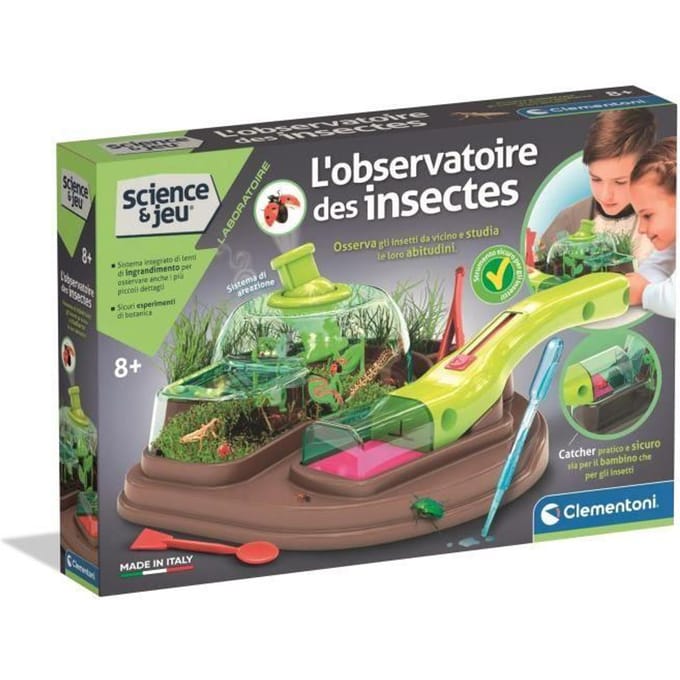 Het insectenobservatorium - Clementoni - Wetenschap & Spel - Wetenschappelijke Spellen