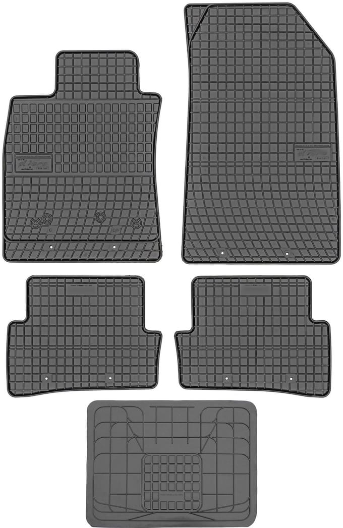 Frogum Renault Clio III - Rubbermatten Zonder Stoppers - 2005-2012 - Zwart