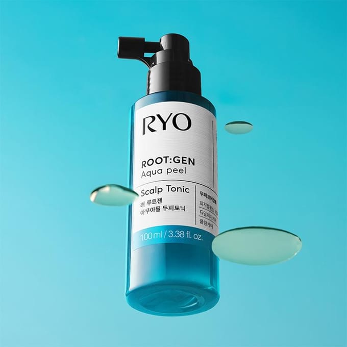 [RYO] ROOT GEN Aqua Peel Scalp Tonic 100ml white