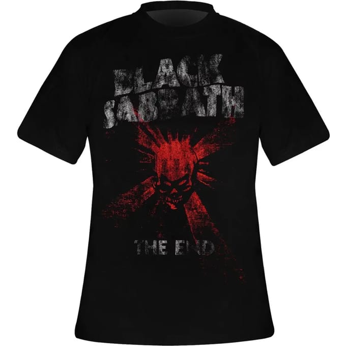 T-shirt Rock à Gogo Black Sabbath - Skull Shine