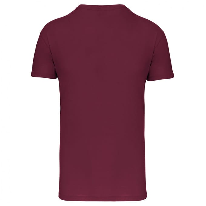 Kariban Heren-t-shirt BIO150IC V-hals K3028IC - Wine - M