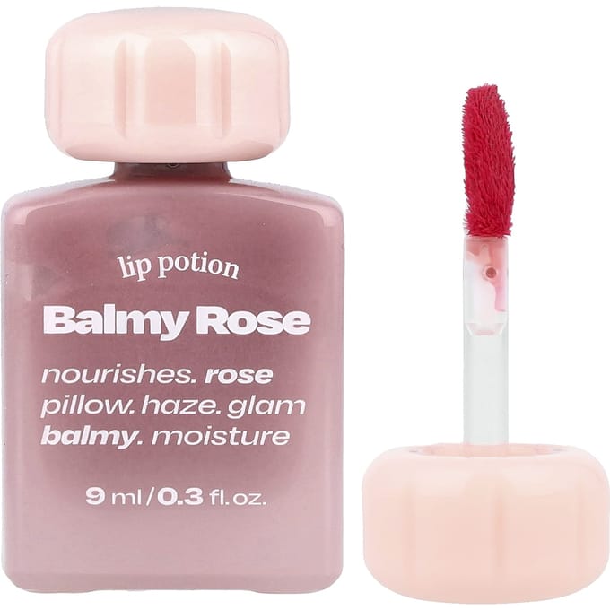 alternatiefstereo, Lip Potion Balmy Rose, Nee. 3 Zacht Mauve, 9ml (0,3 fl oz) white