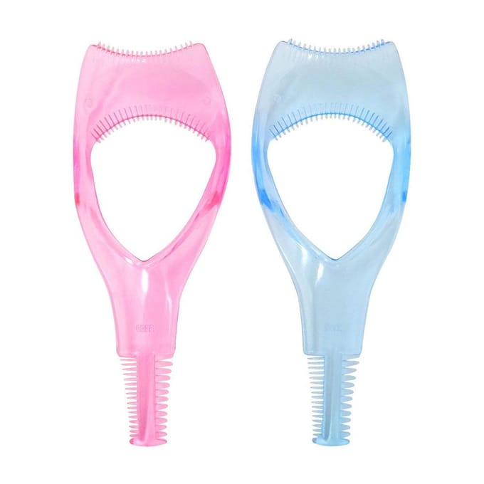 Wimperkaart Cosmetische Mascara Schild Applicator Wimperhulp Gids Wimpers Kam Assistent Gereedschap roze