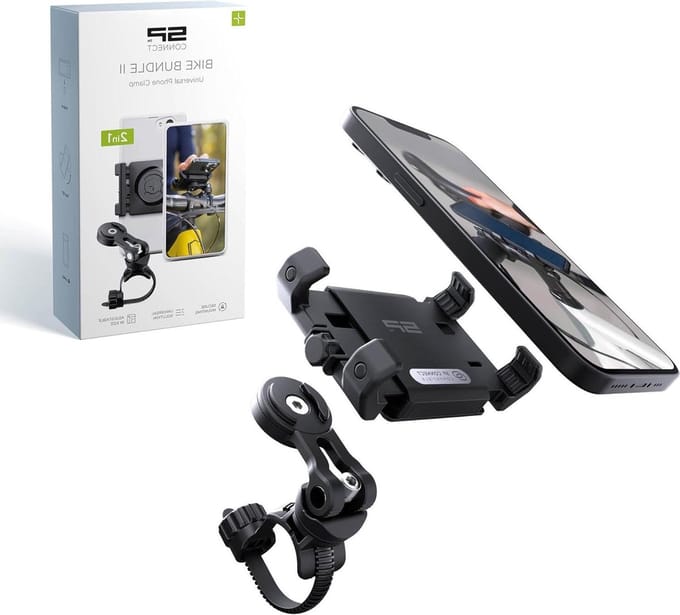 Telefoonhouder Fiets Bike Bundle II met Universal Clamp - mobiele telefoonhouder fiets op fiets