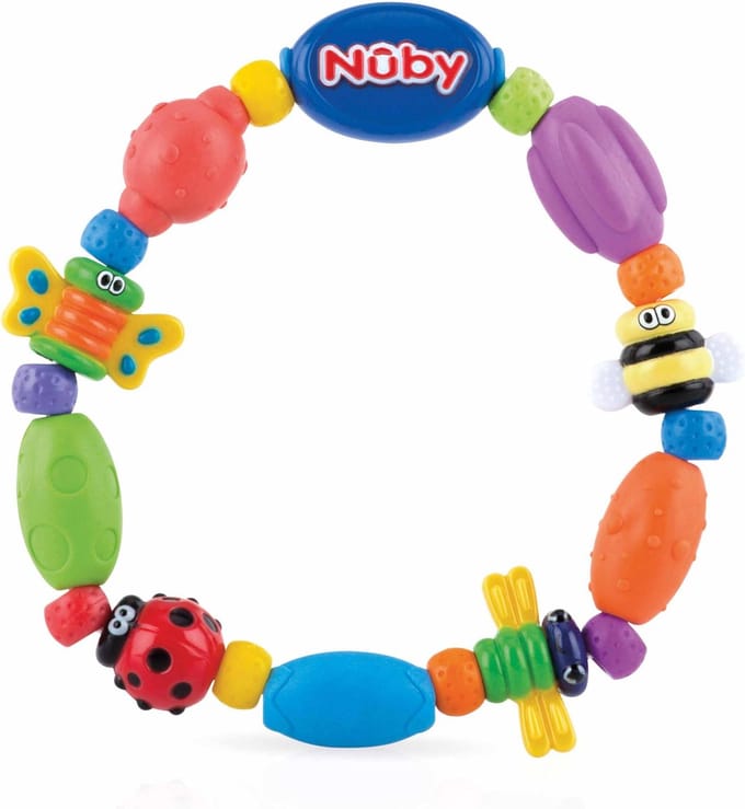 Nûby Bug-a-Loop Speelse Bijtketting 3+ Maanden 1 Overige
