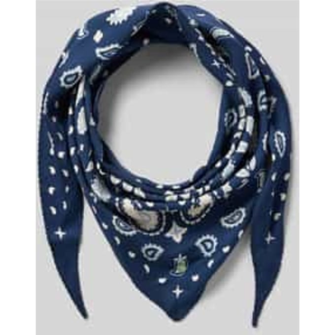 Sjaal van pure viscose met all-over paisleydessin