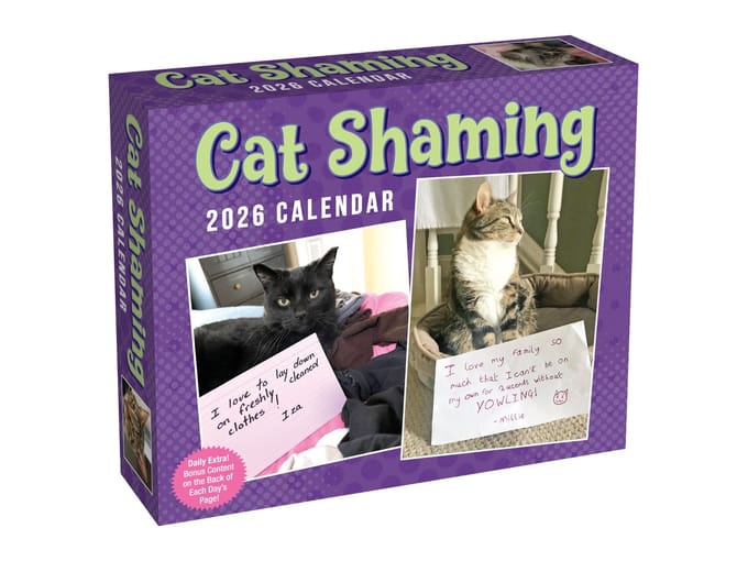 Cat Shaming Bureau Scheurkalender 2026
