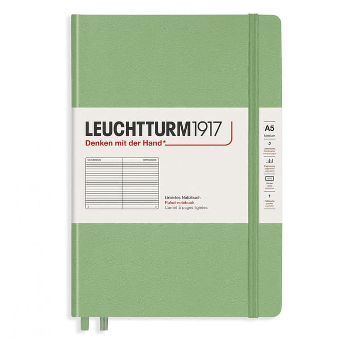 Leuchtturm1917 Composition B5 Notitieboek Sage - Gelinieerd