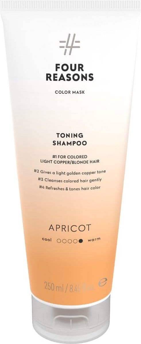 Four Reasons Color Mask Shampoo Apricot 250ml