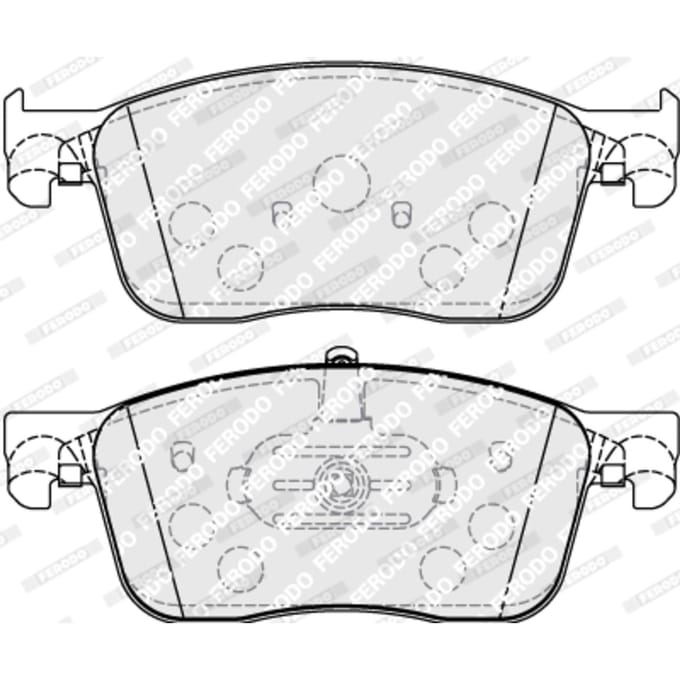 Remblokset FERODO FVR5119, voor