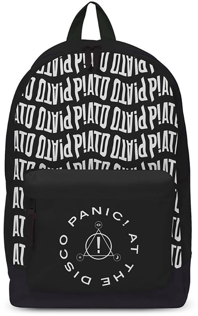 Rocksax Panic! At The Disco - Disco Logo Rugtas - Zwart