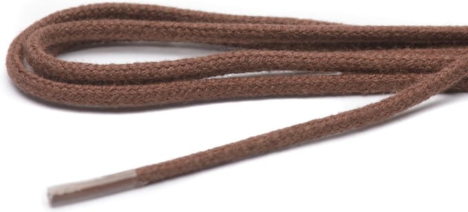 ARIESZZZ - Schoenveters - Middelbruin - Rond 70 cm - 3 mm - 4-6 gaatjes