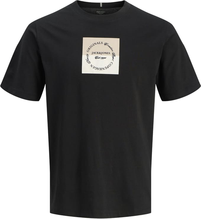 JACK&JONES PLUS - JORCATSKILLS SQUARE BRAND TEE SS CN PLS - Heren - T-shirts