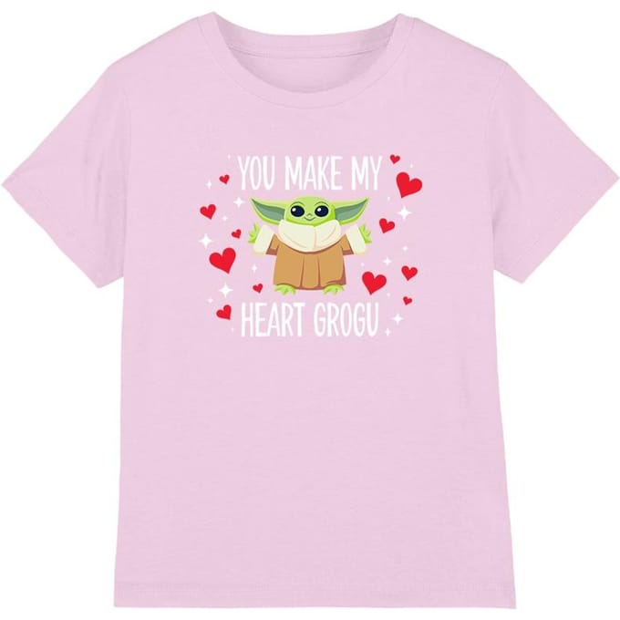 Star Wars Kinderen/Kinderen Jij laat mijn hart groeien T-Shirt (Roze)