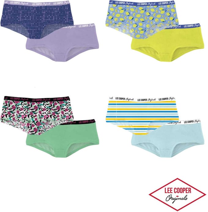 Lee Cooper dames ondergoed Hipsters 8-pack - Maat L