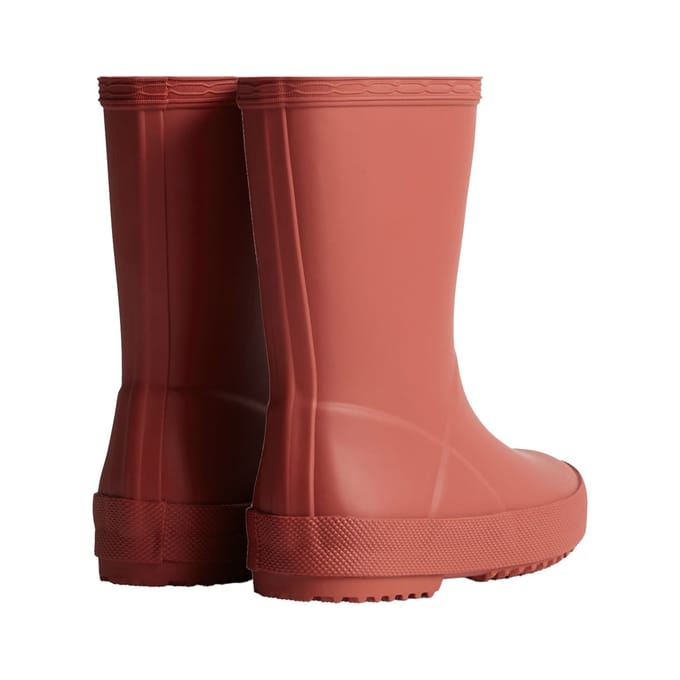 Hunter Kids First Boot Rubberen Militaire Rode Regenlaarzen