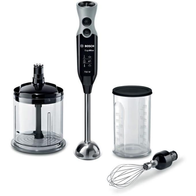 Bosch MSM67160 ErgoMixx - Staafmixerset - 750W - Zwart