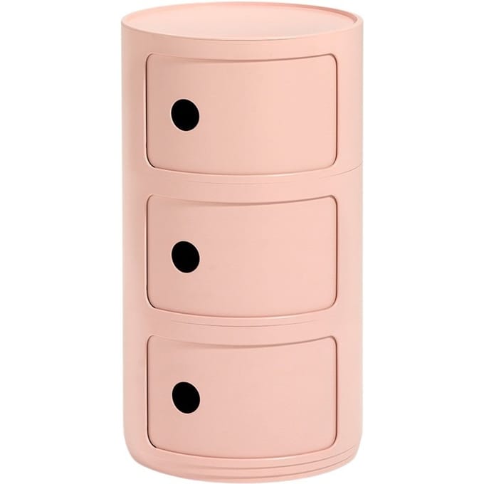 Kartell Componibili Bio Container - 3 Elementen - roze