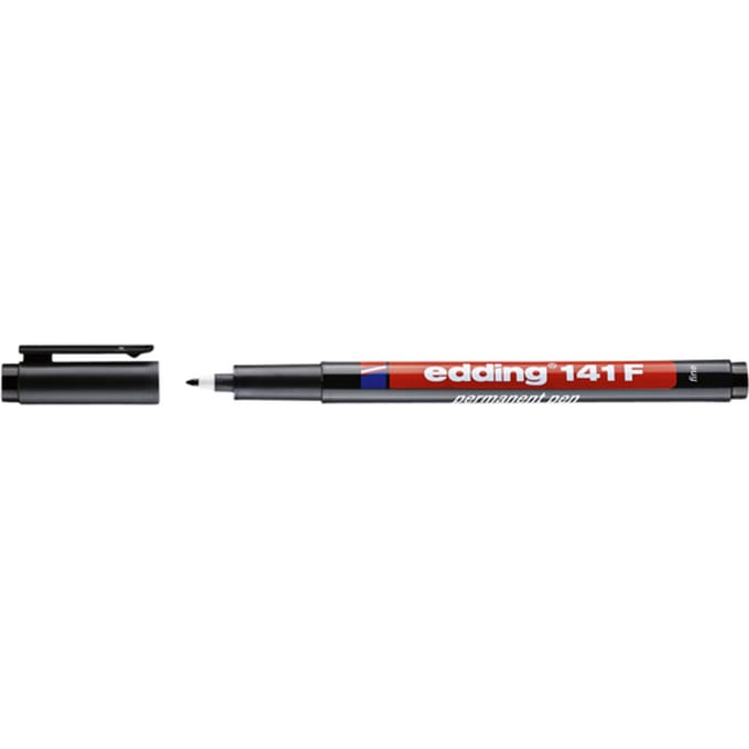 Viltstift edding 141 rond 0.6mm zwart