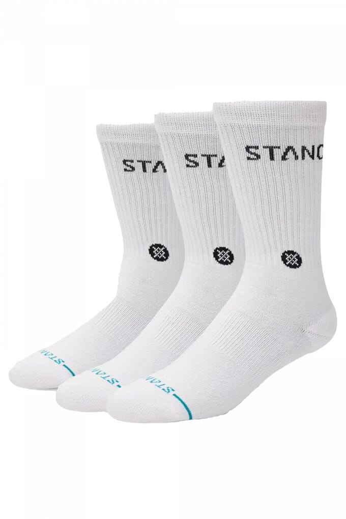 Stance Origin 3Pk Socks wit