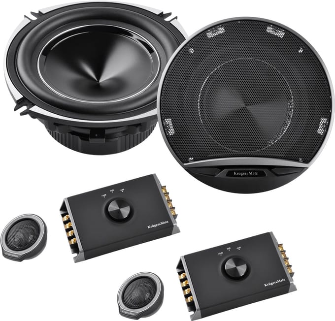 Krüger&Matz KM520T11 - Autospeaker Set - 5 Inch - 100 W - Midbass en Tweeter
