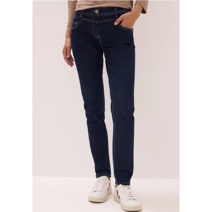 Casual fit gespoelde jeans