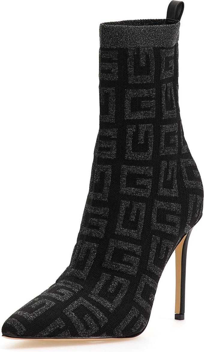Guess - maat 36- Semmiy2 Dames Enkellaarzen-Hak - Zwart