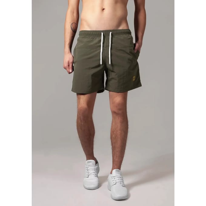 Urban Classics - Block Zwemshorts - 3XL - Wit