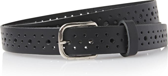 Timbelt Perfo Riem 2526 2.5 cm - Zwart - One size