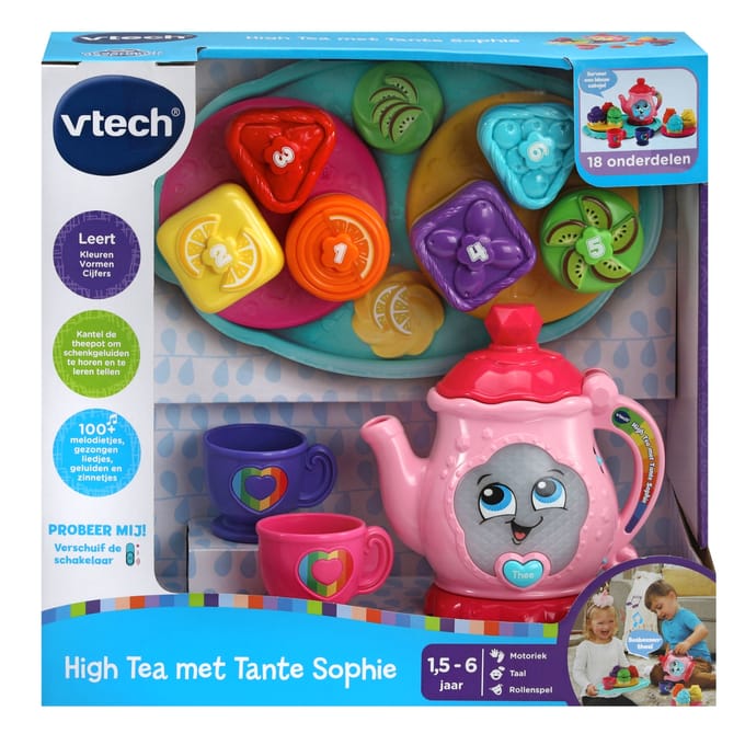 VTech High Tea Tante Sophie Speelset - Kleuter Activity-Center - Interactief Speelgoed - Vanaf 1,5 Jaar