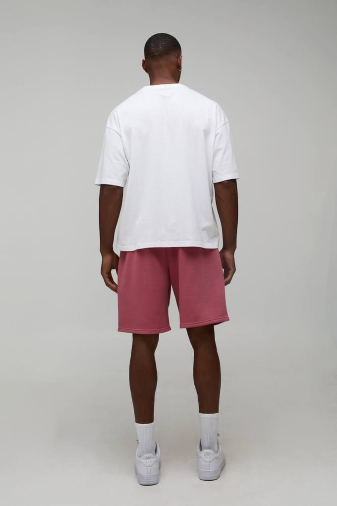 Essential Relaxed Fit Jersey Short | Rose | Size XS