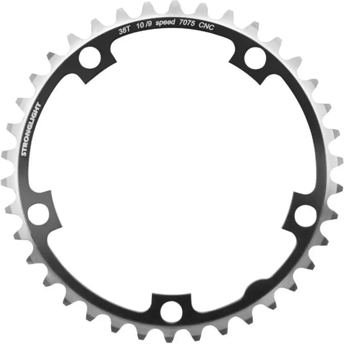 5-spaaks lade, aluminium interieur Stronglight 7075 Type Shimano