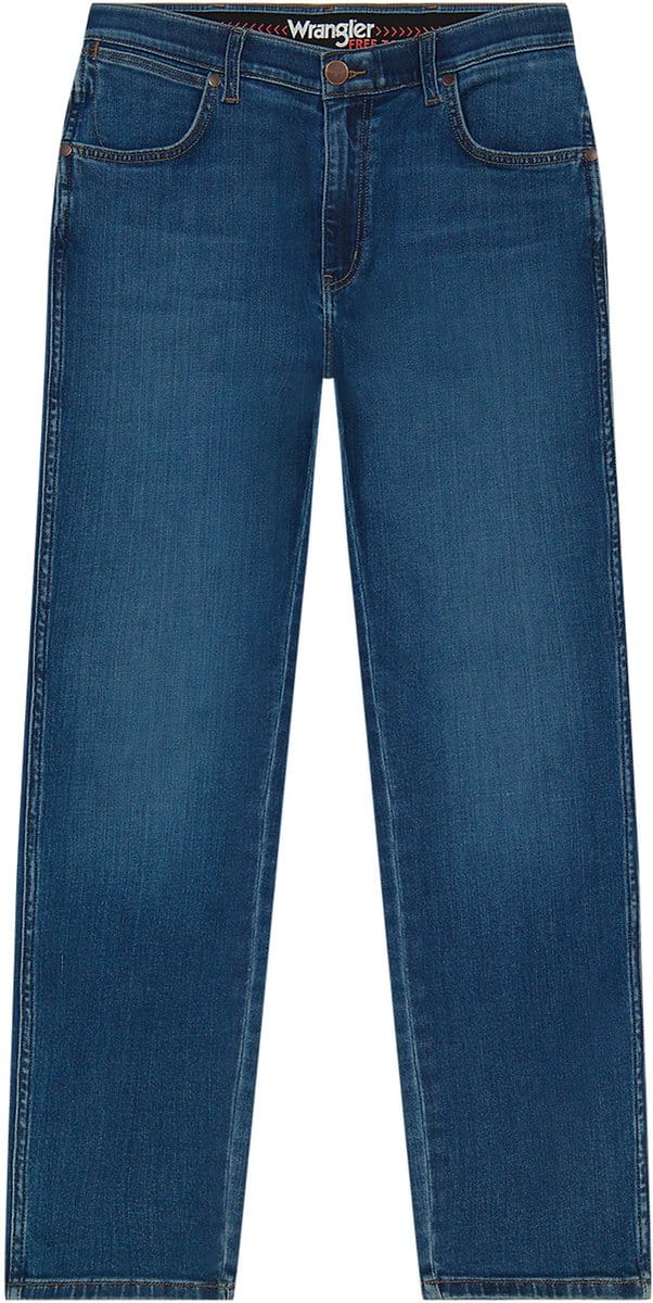 WRANGLER GREENSBORO DANDELION SUMMER REGULAR STRAIGHT JEANS-HEREN