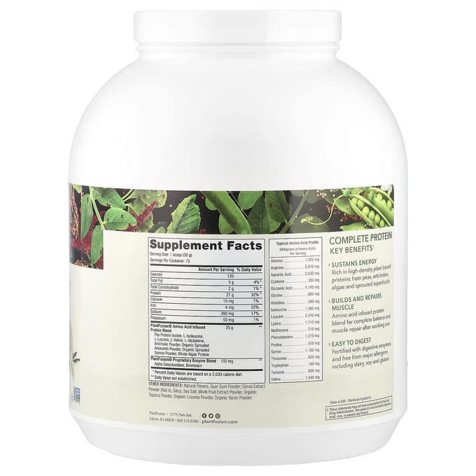 Complete Eiwit, Romige Vanilleboon, 2,25 kg(5 pond)