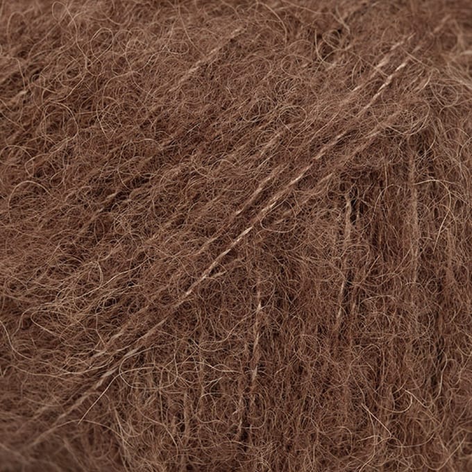 DROPS Brushed Alpaca Silk Uni Colour - 38 chocoladebruin - Wol Garen