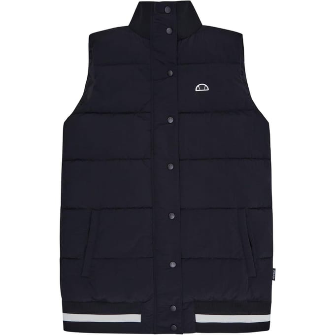 Ellesse Gewatteerd Unisex Volwassenen Gilet (Zwart)