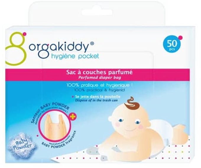 Luiertas met Geur en Talk - Beige - 50 Stuks