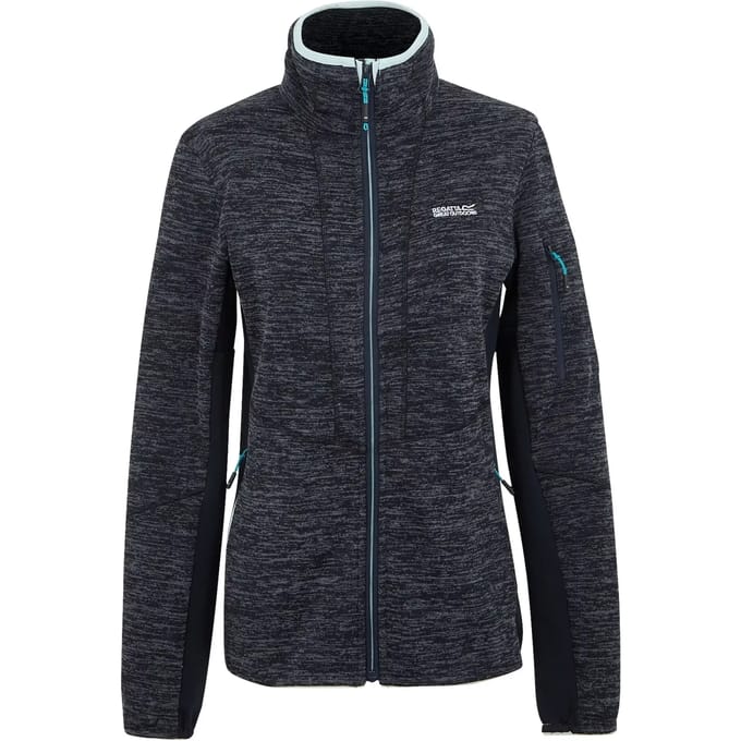 Fleece Wandelen Dames Textuur Rits Ralina