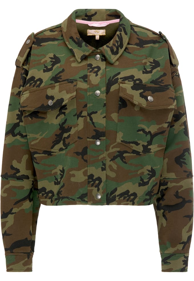 Mymo Zweetjasje Dames camouflage aop