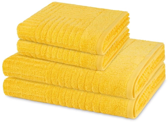 Ross Sonstiges 2 X handdoek 2 X douchehanddoek - in set 4 pack Carre
