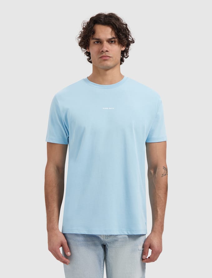 Pure Path T-shirt Essential Logo Sky Blue  S