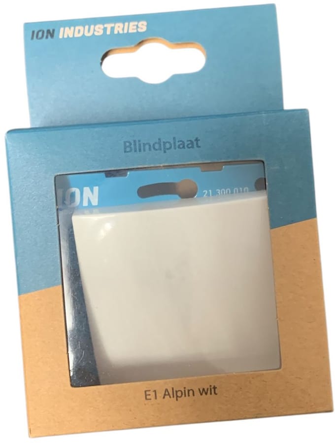 ION - E1 blindplaat - Polar wit