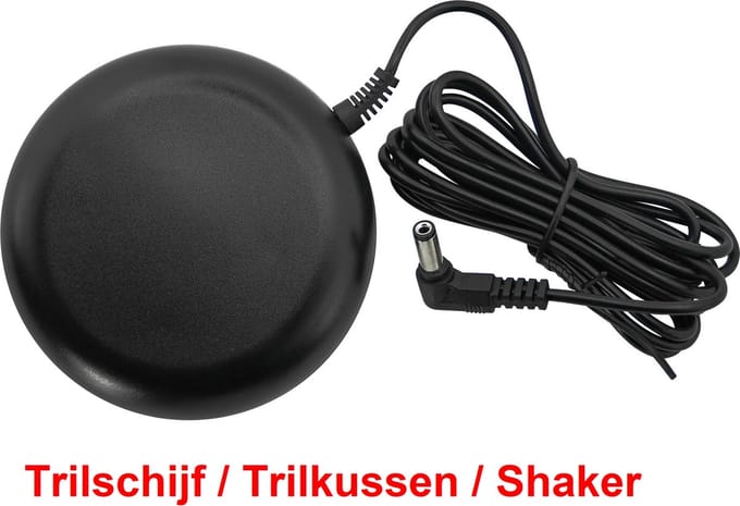 GEEMARC CLA2 Trilschijf / Shaker / Trilkussen - zwart/bruin