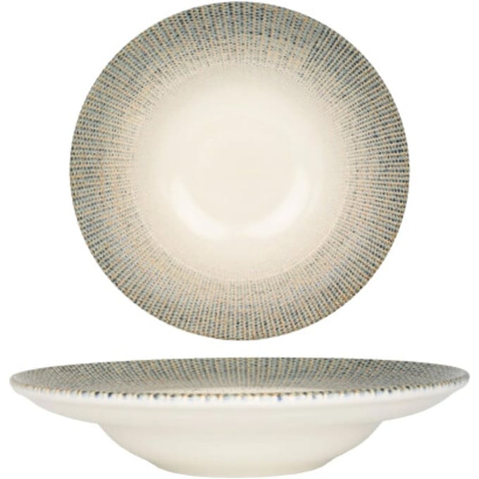 Bonna Pastabord - Sway - Porselein - 27 cm (450cc) - set van 2