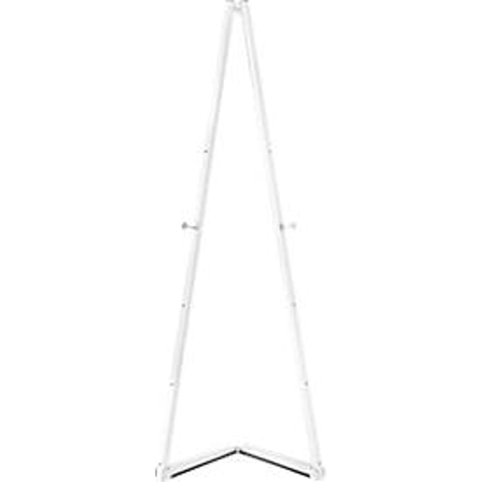 Presentatie ezel - aluminium - B 536 x D 309 x H 1500 mm - inklapbare poten- wit