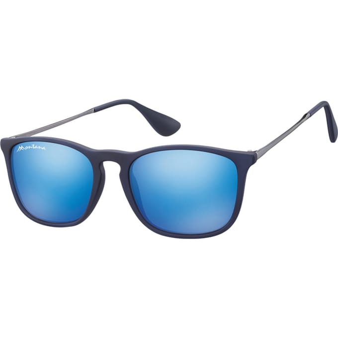 Montana MS34A - Zonnebril - Retro style - Blauw - Lensbreedte 54 mm