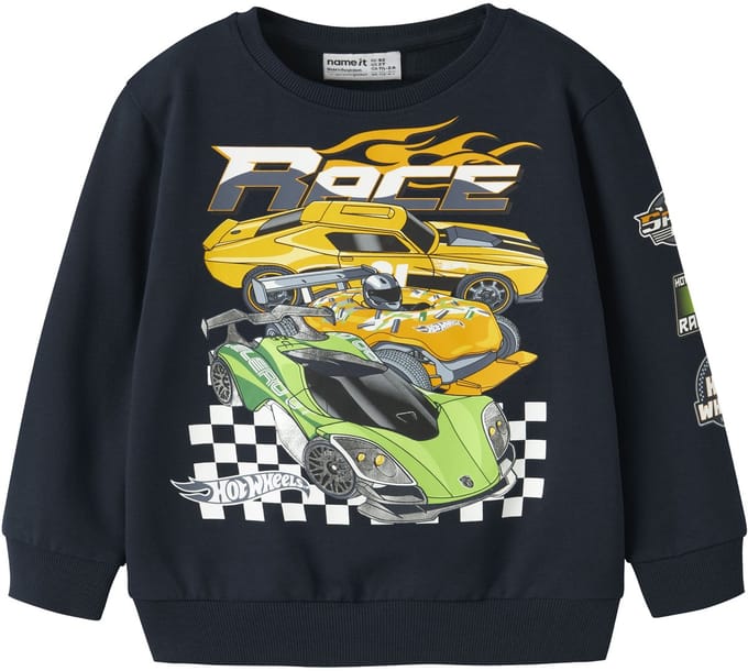 NAME IT- NMMJERRY HOTWHEELS NREG SWEAT UNB MAT - Jongens - Sweatshirt