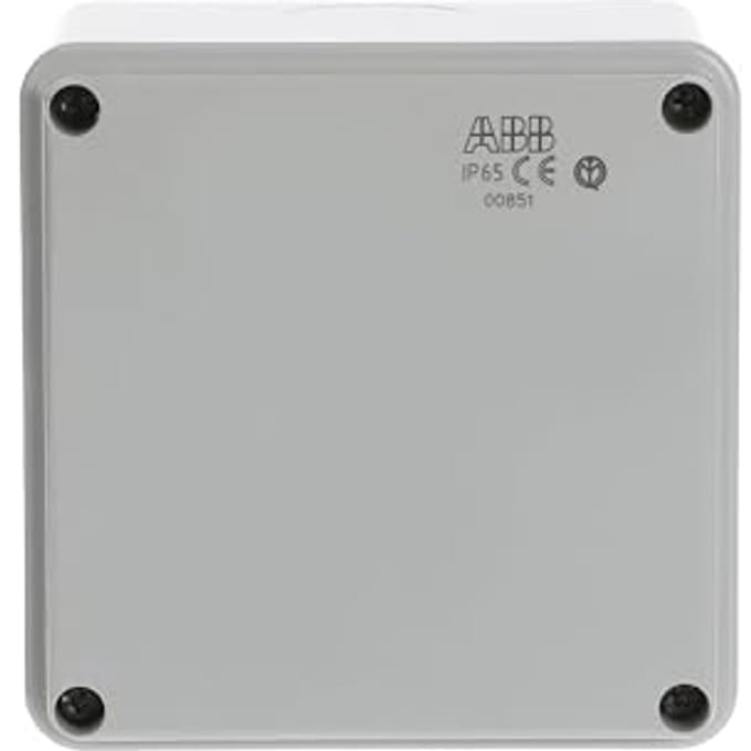 Adaptable Box met lage schroef op deksel IP65 - Thermoplastisch - Grijs